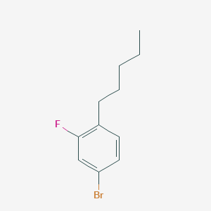 4-Bromo-2-fluoro-1-pentylbenzene