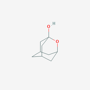 molecular formula C9H14O2 B8594370 2-Oxa-1-adamantanol 