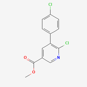 Methyl 6-chloro-5-(4-chlorophenyl)nicotinate