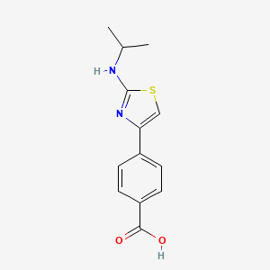 4-(2-Isopropylamino-thiazol-4-yl)-benzoic acid