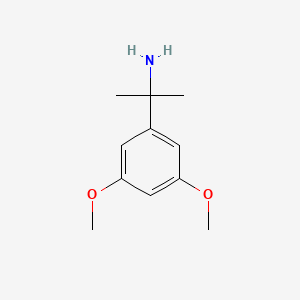 molecular formula C11H17NO2 B8594491 1-(3,5-Dimethoxyphenyl)-1-methylethylamine 