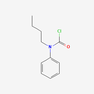 molecular formula C11H14ClNO B8594498 Butylphenylcarbamoyl chloride 