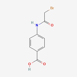 molecular formula C9H8BrNO3 B8594505 4-((Bromoacetyl)amino)benzoic Acid 