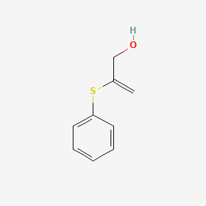 molecular formula C9H10OS B8594561 2-(Phenylsulfanyl)prop-2-en-1-ol CAS No. 52072-15-8