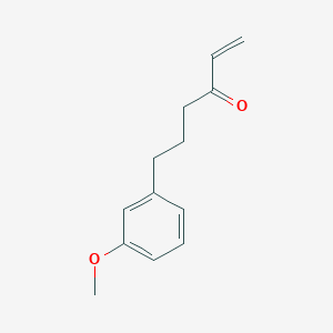 molecular formula C13H16O2 B8594609 6-(3-Methoxyphenyl)-1-hexen-3-one 