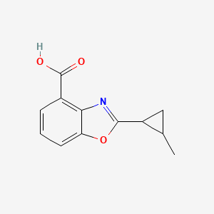 2-(2-Methylcyclopropyl)benzoxazole-4-carboxylic acid
