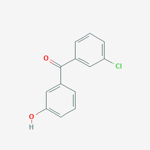 (3-Chlorophenyl)(3-hydroxyphenyl)methanone