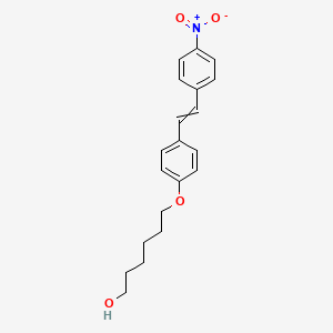 6-{4-[2-(4-Nitrophenyl)ethenyl]phenoxy}hexan-1-OL