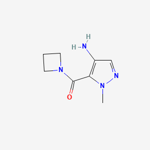 (4-Amino-2-methyl-2H-pyrazol-3-yl)-azetidin-1-yl-methanone