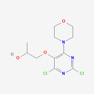 1-(2,4-Dichloro-6-morpholin-4-yl-pyrimidin-5-yloxy)-propan-2-ol