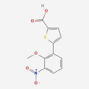 5-(2-Methoxy-3-nitro-phenyl)thiophene-2-carboxylic acid