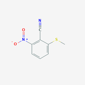 molecular formula C8H6N2O2S B8594865 2-(Methylthio)-6-nitrobenzonitrile 