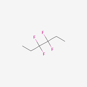 molecular formula C6H10F4 B8594934 3,3,4,4-Tetrafluorohexane CAS No. 648-36-2