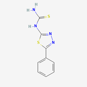 B8594937 N-(5-Phenyl-1,3,4-thiadiazol-2-yl)thiourea CAS No. 66181-18-8