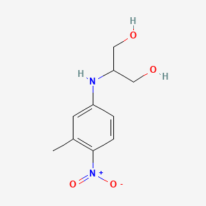 molecular formula C10H14N2O4 B8594968 2-(4-Nitro-3-methylphenylamino)propane-1,3-diol 