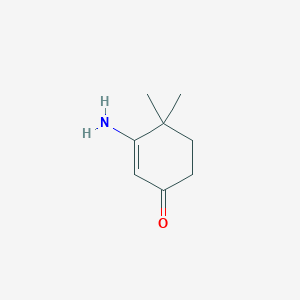 molecular formula C8H13NO B8595079 3-Amino-4.4-dimethyl-2-cyclohexen-1-one 