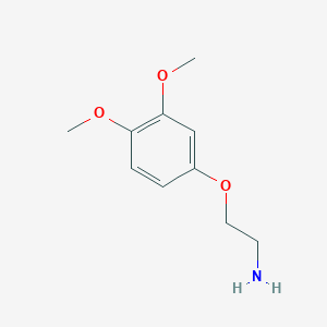 molecular formula C10H15NO3 B8595097 2-(3,4-Dimethoxy-phenoxy)-ethylamine 