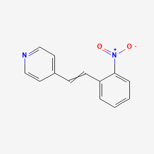 4-[2-(2-Nitrophenyl)ethenyl]pyridine