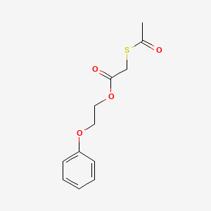 2-Phenoxyethyl (acetylsulfanyl)acetate