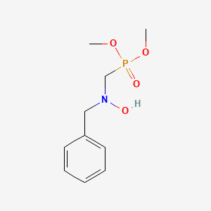 molecular formula C10H16NO4P B8595168 Dimethyl {[benzyl(hydroxy)amino]methyl}phosphonate CAS No. 140173-70-2