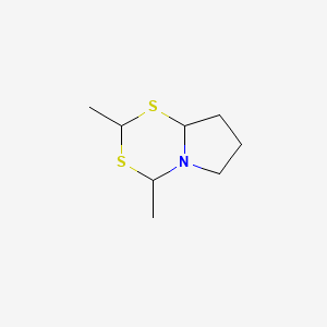 Pyrrolidino[1,2-e]-4H-1,3,5-dithiazine, 2,4-dimethyl
