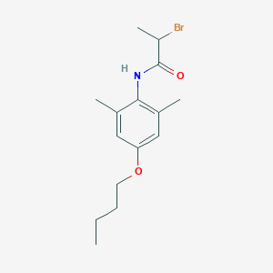 2-Bromo-N-(4-butoxy-2,6-dimethylphenyl)propanamide