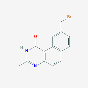 9-bromomethyl-3-methylbenzo[f]quinazolin-1(2H)-one