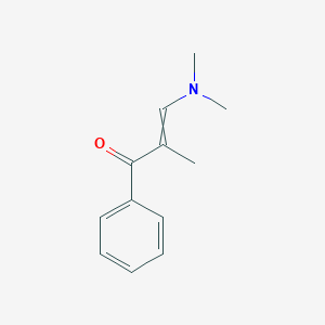 molecular formula C12H15NO B8595364 3-(Dimethylamino)-2-methyl-1-phenylprop-2-en-1-one CAS No. 57584-97-1