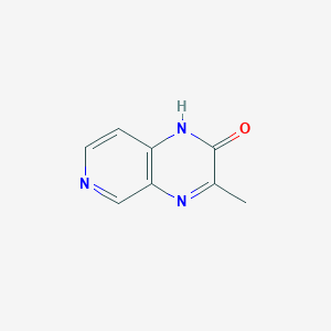 molecular formula C8H7N3O B8595380 3-Methylpyrido[3,4-b]pyrazin-2(1H)-one CAS No. 91983-45-8