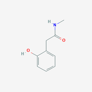 molecular formula C9H11NO2 B8595446 2-(2-hydroxyphenyl)-N-methylacetamide 