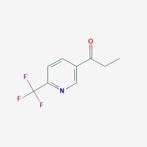 1-Propanone, 1-[6-(trifluoromethyl)-3-pyridinyl]-