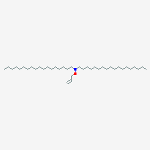 molecular formula C39H79NO B8595460 N-Octadecyl-N-[(prop-2-en-1-yl)oxy]octadecan-1-amine CAS No. 137359-61-6