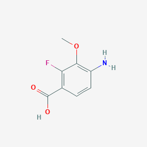 4-Amino-2-fluoro-3-methoxybenzoic acid