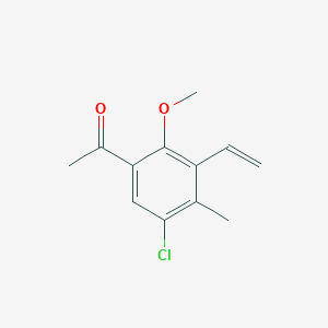 1-(5-Chloro-2-methoxy-4-methyl-3-vinylphenyl)ethanone