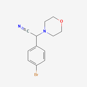(4-Bromophenyl)morpholinoacetonitrile