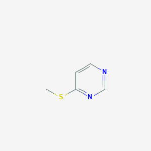 molecular formula C5H6N2S B8595617 4-Methylthiopyrimidine CAS No. 6104-46-7