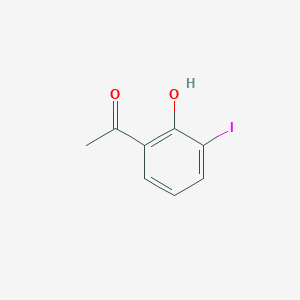 molecular formula C8H7IO2 B8595630 1-(2-Hydroxy-3-iodophenyl)ethan-1-one CAS No. 89942-31-4