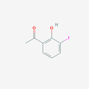 B8595630 1-(2-Hydroxy-3-iodophenyl)ethan-1-one CAS No. 89942-31-4