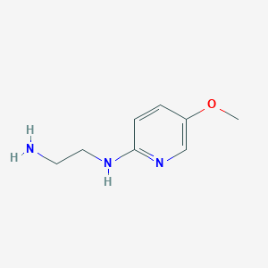 molecular formula C8H13N3O B8595648 2-(2-Aminoethylamino)-5-methoxypyridine 