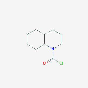 molecular formula C10H16ClNO B8595733 1-Chlorocarbonyloctahydroquinoline 