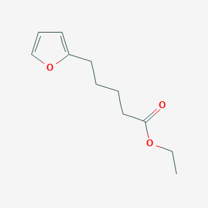 molecular formula C11H16O3 B8595856 Ethyl 5-(furan-2-YL)pentanoate CAS No. 19480-10-5