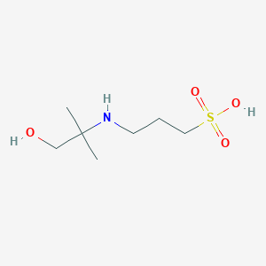 molecular formula C7H17NO4S B8595946 1-Propanesulfonic acid, 3-[(2-hydroxy-1,1-dimethylethyl)amino]- CAS No. 819862-75-4