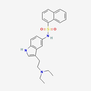 N-[3-(2-diethylaminoethyl)-1H-indol-5-yl]naphthalene-1-sulphonamide
