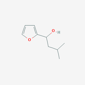 molecular formula C9H14O2 B8596061 1-(2-Furyl)-3-methylbutanol 