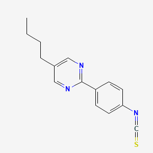 molecular formula C15H15N3S B8596063 5-Butyl-2-(4-isothiocyanatophenyl)pyrimidine CAS No. 101478-41-5