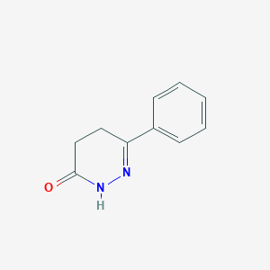 molecular formula C10H10N2O B085961 6-苯基-4,5-二氢吡哒嗪-3(2H)-酮 CAS No. 1011-46-7