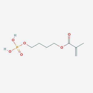 molecular formula C8H15O6P B8596121 4-(Phosphonooxy)butyl 2-methylprop-2-enoate CAS No. 40074-59-7