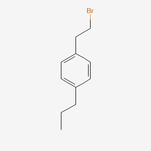 molecular formula C11H15Br B8596185 4-Propylphenethylbromide 