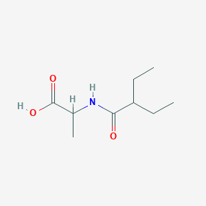 2-(2-Ethyl)butanoylaminopropionic acid