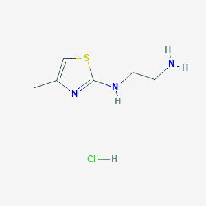 N1-(4-Methyl-1,3-thiazol-2-yl)ethane-1,2-diamine hydrochloride